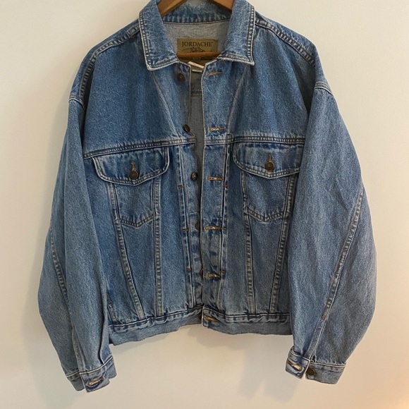 Mens vintage jordache denim jacket sz small or slouchy fit women’s - Picture 2 of 9